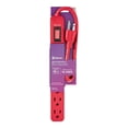 thumbnail image 3 of Barra Multicontacto Steren 6 Salidas Modelo WMS-1110 Rojo, 3 of 3