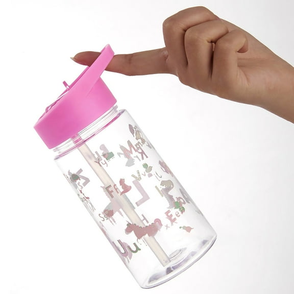 Hilingoto Clearance Christmas Gift For Children's Water Bottle C, No Spill Sippy Cups For Baby Toddler and Child Feeding Ice From Friendly Recycled Milk Princess