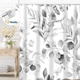 thumbnail image 1 of Cortina de Shower Dznils de Tela de Eucalipto Gris 72 x 72 con 12 Ganchos, 1 of 13