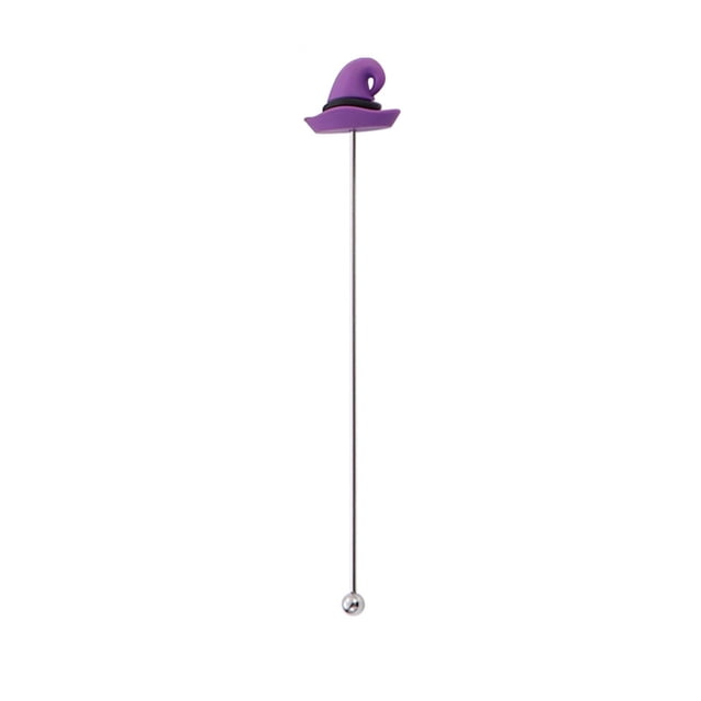 Yhmxh Utensilios de cocina Cuchara mezcladora de barra de cocina con temática de Halloween, cuchara mezcladora de bebidas de acero inoxidable 304 Muebles para cocina Accesorios de cocina