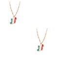 thumbnail image 2 of Jumpingount Collar de acero inoxidable para mujer: haga una declaración con un colgante único Collares de lujo asequibles para mujer Hip Hop Type11 NO11, 2 of 6