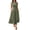 Army Green, variant on EASYBRA Womens One Shoulder Maxi Dress Sleeveless Elastic Waist A Line Summer Dress with Pockets