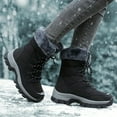 thumbnail image 4 of Women's Winter Snow Boots Lightweight Warm Faux Fur Lined Mid-Calf Booties, 4 of 7
