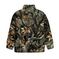 thumbnail image 5 of Uorisanigo Girls Half Zip Sweatshirt Fashion Camo Hunting Print Quarter-Zip Pullover Jacket Oversized Sweatshirts Long Sleeve Pullover Top Drop Shoulder Workout Shirts Winter Clothes, 5 of 7