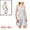 White, variant on INSPIRE CHIC Women's Satin Slips Ruffles Hem Spaghetti Strap Plus Size Silky Camisole Nightgown Dress XL Black