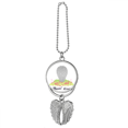 thumbnail image 1 of Bien Connu Point de Repère en Corée Argent Aile Voiture Pendentif Décoration, 1 of 4