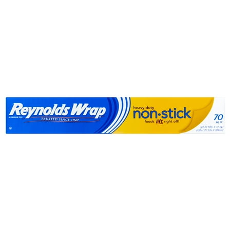 - (2 pack) Reynolds Wrap Non-Stick Aluminum Foil (70 Square Foot Roll)