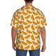 thumbnail image 3 of Fotbe Hot Dog 3 Camisa Estampada de Manga Corta para Hombre, Casual de Verano, Estilo Playero, Sin Arrugas-XX-Large, 3 of 5