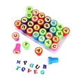 thumbnail image 1 of Juego de sellos para niños, sellos de aprendizaje para niños, sellos para cuadernos, sellos de mano para diarios, álbumes de recortes, suministros de Alfabeto, 1 of 8