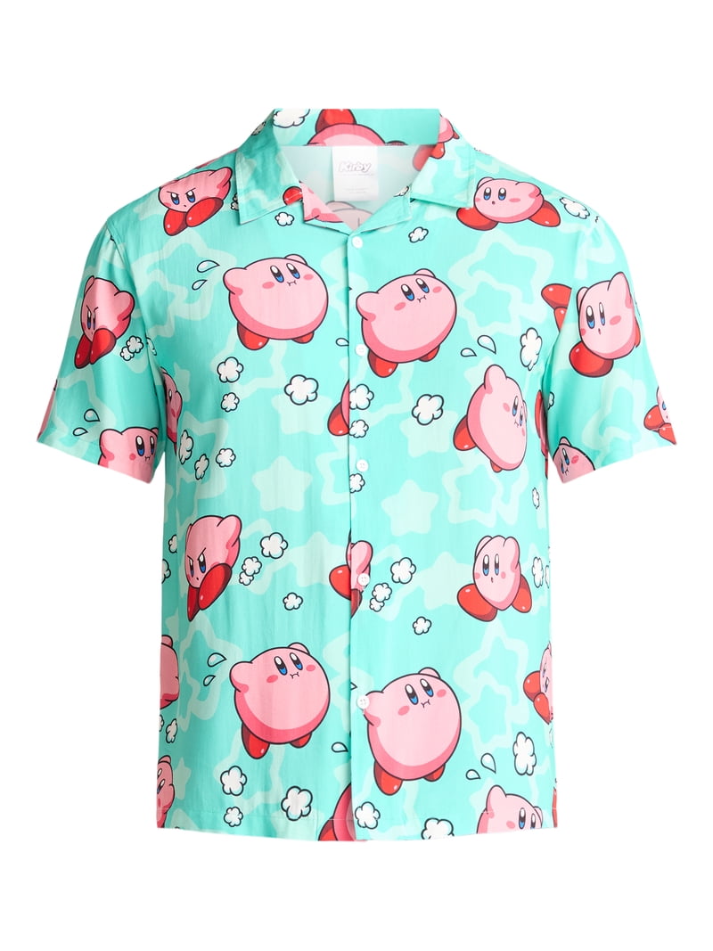 kirby dress shirt Kirby Outline Woven Button-Up