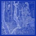 thumbnail image 2 of Art.com NYC Blueprint Art Print by Adam Shaw, 24" x 24", 2 of 4
