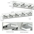 thumbnail image 3 of LED Vanity Mirror Light Fixture, 5 Light LED Acrylic Makeup Mirror Light, 180° Rotatable Joint Light Head, 3 of 7