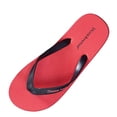 thumbnail image 2 of Womens Flip Flops Red PVC Waterproof Sandals for Beach Pool Quick-Dry Non-Slip Shower Casual Travel by ShineAvenue,Size 38, 2 of 6