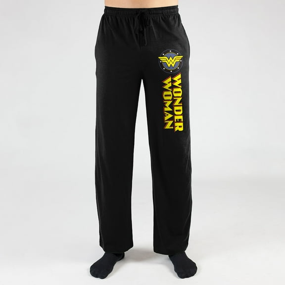 DC Comics Wonder Woman Classic Logo Sleep Pajama Pants-Medium