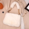 thumbnail image 4 of Warm Plush Handbag Autumn Winter Fluffy Tote Bag Luxury Chain Crossbody Bags Designer Shoulder Bag For Women, 4 of 7