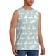 thumbnail image 2 of Fotbe White Swan Men's Camiseta sin Mangas Estampada para Hombres, Playera Casual para Gimnasio, Entrenamiento, Playa-XX-Large, 2 of 7