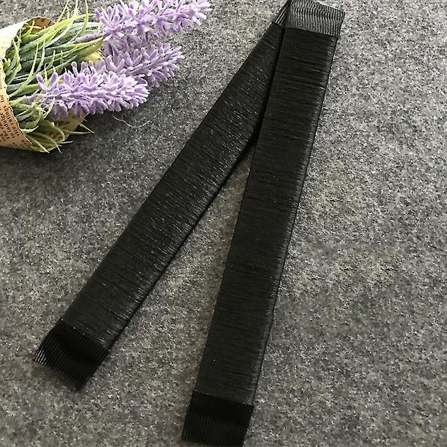 2 piezas (negro) moño mágico para el cabello, herramientas para peinar el cabello, conjunto de accesorios para el cabello para niñas y mujeres