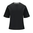 thumbnail image 4 of lmcalzta Mens T-Shirts Crewneck Heavyweight Shirts Short Sleeve Cotton Tshirts for Men Basic Workout Tops, 4 of 6