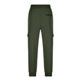 thumbnail image 4 of CQONEPT Womens Cargo Pant Quick Dry Skinny Leg Lightweight Pants Elastic Waisted Drawstring Camping Cycling Trousers with Pockets Green XL, 4 of 5