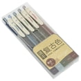 thumbnail image 6 of Retractable Gel Pens Quick Dry Vintage Ink Color Fine Point 0.5mm for Adult Coloring/Bullet Journal/Planner/Doodling/Noting 5-Pack, 6 of 6