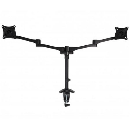 Monitor Desk Mount, Dual Head and Multi Position Mount for 13 - 27 in.