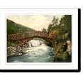 thumbnail image 2 of Historic Framed Print, Rustic Bridge in Glenariff. Co. Antrim Ireland, 17-7/8" x 21-7/8", 2 of 9