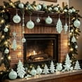 thumbnail image 5 of 40 Pcs Christmas Tree Decorations Electroplated Plastic Hanging Pendant Multiple Styles Of Christmas Ornaments Shatterproof Christmas Decoration Indoor, 5 of 6
