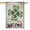 Green Polka Dots-2, variant on St. Patrick's Day Garden Flag Irish Outdoor Flag Lucky Clovers Shamrock Green Seasonal Yard Flags 28''×40'' Burlap Vertical Double Sided Garden Flags for Home,Spring Holiday Decor