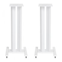 Elac LS20-W - 23" All Steel Speaker Speaker Stands - White, Pair