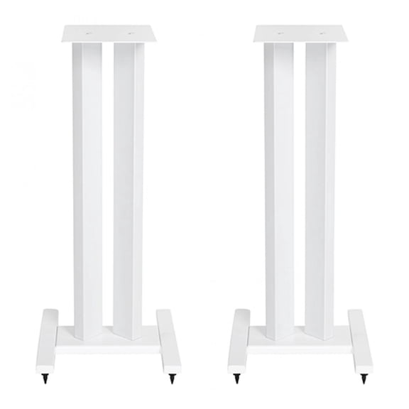 Elac LS20-W - 23" All Steel Speaker Speaker Stands - White, Pair