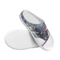 thumbnail image 3 of Kdxio Watercolor Winter Landscape For Christmas Women's Men's Slippers Plush Slip-On House Slipper for Winter Indoor Soft Cushion Non-slip Fluffy Slides Slippers-46/47, 3 of 7