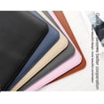 thumbnail image 4 of PINHEN Sleeve with Pencil Holder for iPad Air 11 Inch, iPad Air 5th / 4th Gen 10.9", iPad Pro 11", Slim Fit Vegan Leather Protective Cover Carrying Case Bag, Also Fit iPad 10th Gen/iPad 10.2", 4 of 5