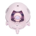 thumbnail image 3 of Humidificador de cápsula espacial USB de gran volumen de niebla lindo humidificador de bebé con difusor de luz nocturna para el hogar coche escritorio luz púrpura, 3 of 5