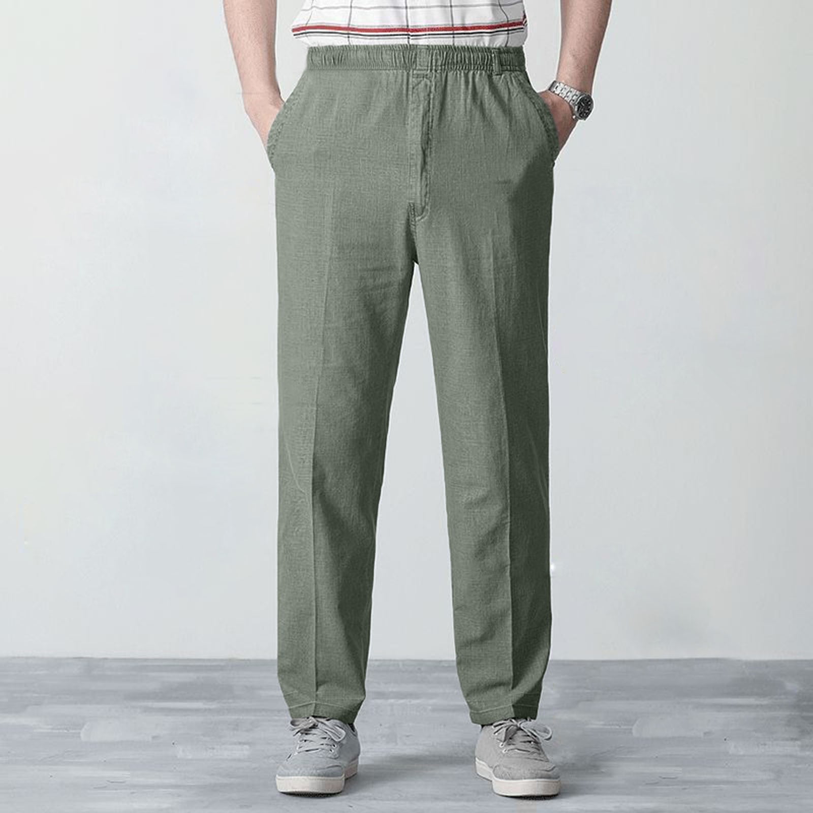 mens elastic waist dress pants Extra Slim Gray Wool-blend Flannel Pant Machine washable for easy ZMFXJPE Men's High Waisted Dress