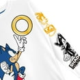 thumbnail image 5 of Boys Sonic The Hedgehog Graphic Long Sleeve T-Shirt- Little and Big Boys Sizes 4-20, White, 6-7, 5 of 6