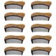 thumbnail image 1 of 10X Peine de Pelo de Sándalo Verde Natural - No Estático Peine de Cuerno de Negro de Diente Fino de Madera (Sándalo Verde), 1 of 5