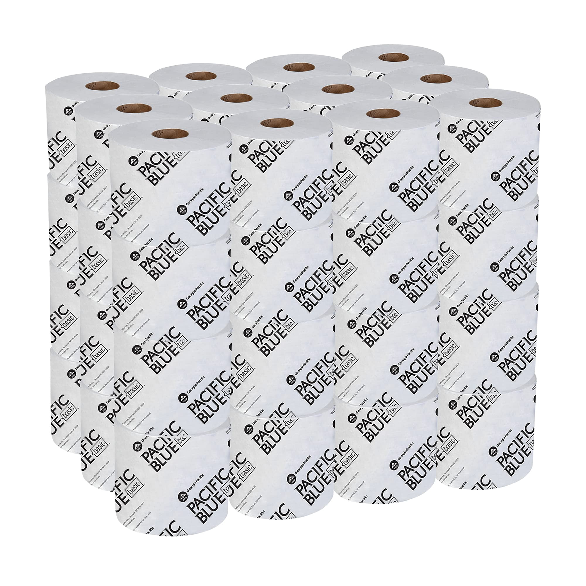 Papel higiénico Georgia-Pacific Pacific Blue Basic, 2 capas, 48 rollos ...