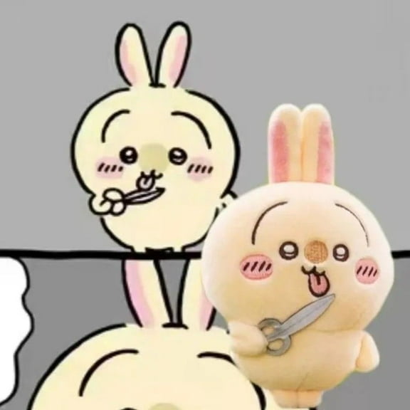 Chiikawa Usagi Plush Doll Keychain Pendant Usagi Doll Bag Pendant Birthday Gift