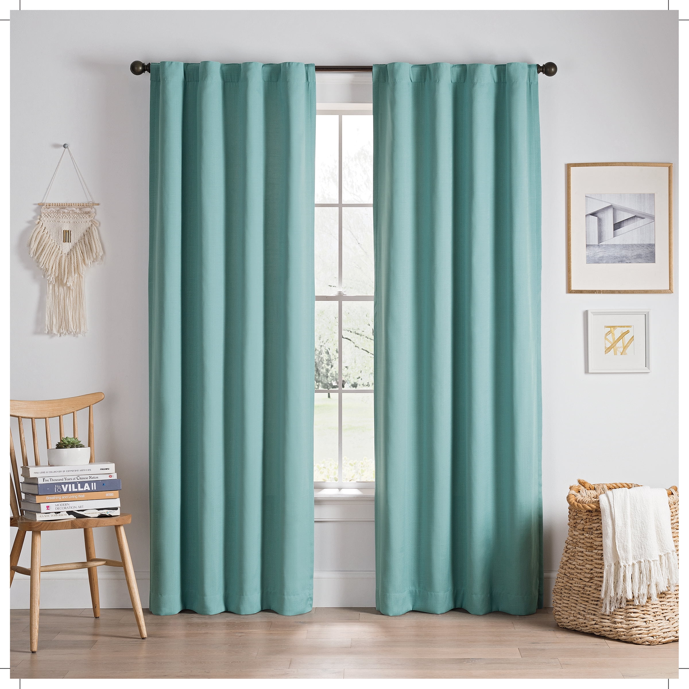 Eclipse Edisto Solid Thermalayer Blackout Window Curtain Panel
