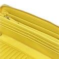 thumbnail image 4 of Michael Kors Women's Large Pebbled Leather Zip Around Continental Wallet (Daisy Yellow), 4 of 5