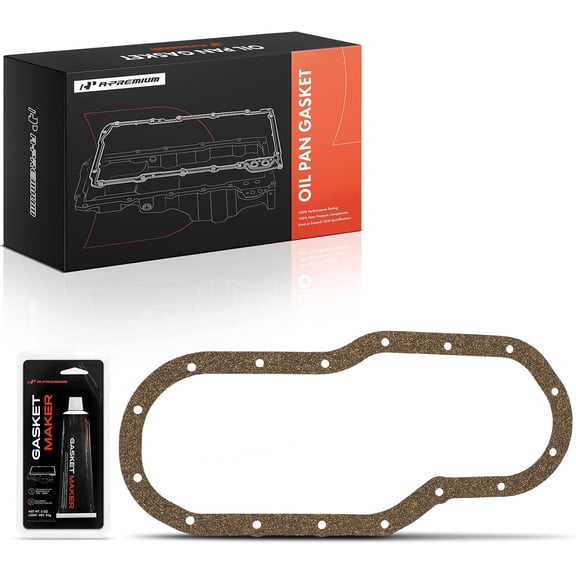 A-Premium 4.6L 5.7L Engine Oil Pan Gasket Set, Compatible with Toyota Tundra 2007-2021, Sequoia 2008-2022, Land Cruiser 2008-2011 2013-2021 & Lexus GX460 2010-2023, LX570 2008-2011 2013-2021