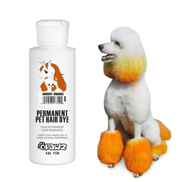 Tinte para mascotas OPAWZ Permanent Ardent Orange para perros y caballos