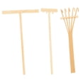 thumbnail image 5 of UNOMOR 3pcs of Sandbox Mini Rakes Set Garden Sand Rakes Bamboo for Wave Making Meditation, 5 of 8