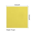 thumbnail image 2 of Unique Bargains 25 Sheets 8x8 Inch Origami Paper Double Sided Lemon Yellow Square Sheet for Art Craft Project, Beginners, 2 of 5