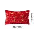thumbnail image 4 of Yhmxh Christmas Gold-stamped Pillowcase Home Christmas Ambience Decorative Cushion Cover Office Pillow Christmas Bells Pillow Cover Suitable For Christmas Holiday Decoration Supplies 12"x20", 4 of 7