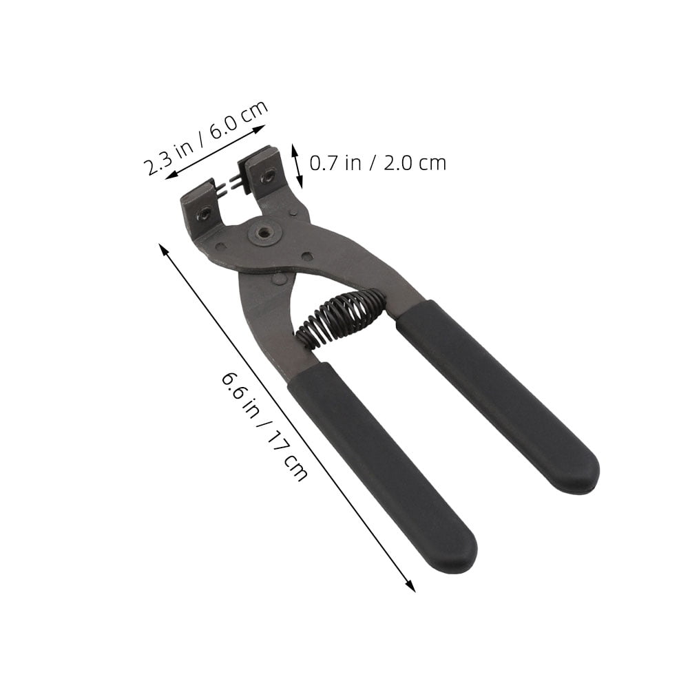 FOMIYES Multi-Functional Carbon Steel Hole Puncher Tool in Black for Crafting and Scrapbooking Projects