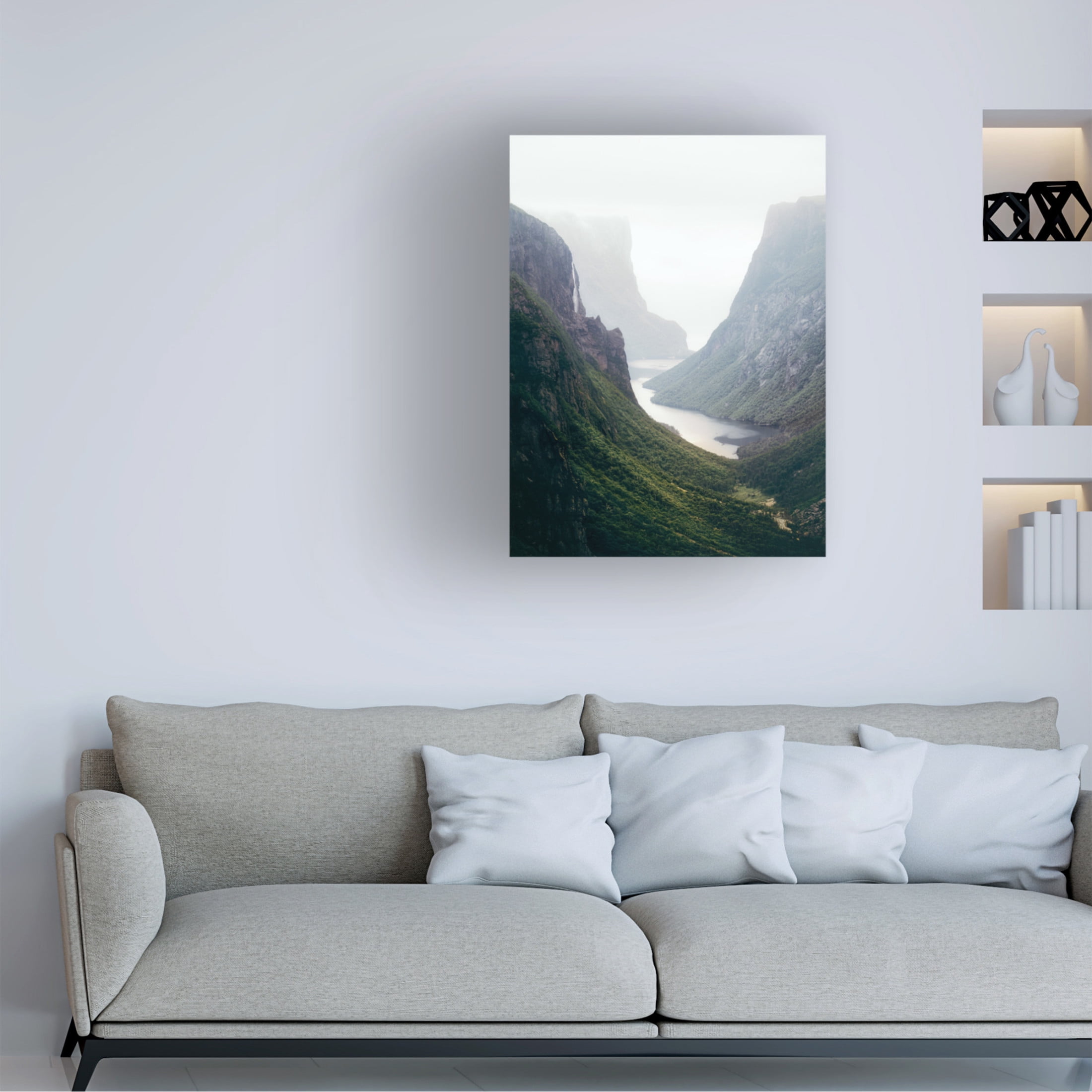 Trademark Fine Art David Fazaeli Newfoundland Fjord Canvas Wall Art