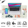 thumbnail image 5 of Loquat and Leaves Mousepad Gaming Pad Mouse Waterproof No Slip for Office Home Work Gaming Desktop Tables Mousepad Rubber Base Mousepad with Stitched Edges 35.4x15.7inches, 5 of 7