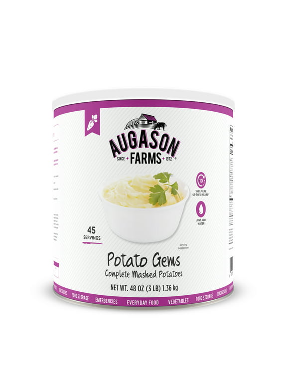 Augason Farms Potato Gems Complete Mashed Potatoes No. 10 Can