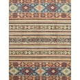 thumbnail image 1 of Ahgly Company Indoor Rectangle Abstract Chestnut Brown Oriental Area Rugs, 2' x 4', 1 of 6